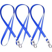 Cordon Tour de Cou, 3 Pièces Nylon Strap Courroie de Cou de Lanière pour Clef, Tour de Cou Porte Clé, Laniere Infirmiere Lanyard avec Crochet