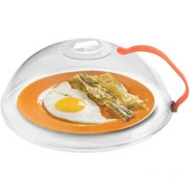 Sollbry - Couvercle pour micro-ondes avec poignée, couvercle en de 10 pouces pour micro-ondes, protège-assiette anti-éclaboussures pour micro-ondes