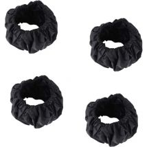 Couverture de roue de poussette de bébé de 4 pièces, couvertures de Protection de roue de poussette de landau pour bébé couverture de pneu de