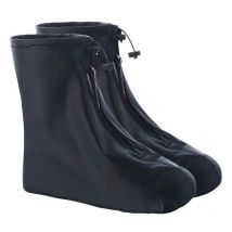 Couvre-chaussures imperméables pour bottes de pluie, semelle en caoutchouc pvc, réutilisables, pour bottes de pluie et de neige, pour cyclisme,