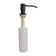 Sollbry - Distributeur de Savon évier Cuisine, Distributeur de détergent encastrable en Acier Inoxydable de Cuisine 350 ml, Distributeur de Savon