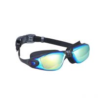 Quipement de natation antibuée Lunettes de natation plaquées Lunettes de natation pour adultes (noir) - Sollbry