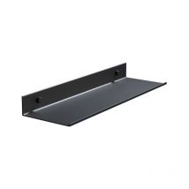 Sollbry Étagères murales flottantes Noires Étagère Murale pour Salle de Bain Étagère Murale Rack de Rangement pour tablettes flottantes très Robustes