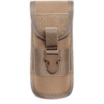 Sollbry - tui à lunettes pochette tactique durable extérieure étui à lunettes de soleil pochette de lampe de poche de Style armée avec boucle