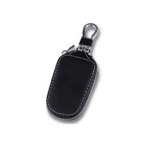 Sollbry - tui pour clé de voiture, protection intelligente pour clé de voiture, sac en cuir véritable pour clé de voiture, porte-clés intelligent