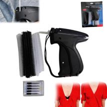 Sollbry - Fixateur rapide pour vêtements - Pistolet à broder - Mini pistolet à coudre pour vêtements - Micro outil de broderie pour vêtements (noir)