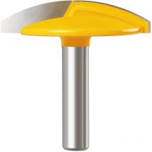 Fraise Defonceuse à Toupie à Tige, Fraise Defonceuse en Métal dur, Largeur de 1-3/4', Rayon de 1.65', Tige de 8mm Fraise Défonceuse, pour le Bois