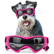 Gafas de sol para perros de raza mediana, con protección uv, para perros pequeños y medianos, resistentes al viento, antivaho y antinieve, fáciles de