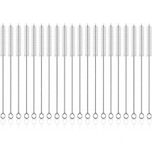 Goupillon Paille 20 Morceaux-Brosse en Paille-Goupillon Gourde-Brosse De Nettoyage De Paille-La Brosse à Paille en Acier Inoxydable Est Réutilisable