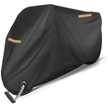 Housse de Protection pour Moto, Imperméable Exterieur Housse de Moto Couverture xl avec Bande Réfléchissante, Couverture de Moto Résistant