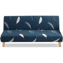 Housse Housse Canape sans Bras élastique 3 Places Anti-Taches Salon Couverture de Impression 190-230cm - Sollbry