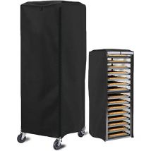 Housse pour grille à pain 420D imperméable et résistante à la poussière, convient pour les grilles à pain commerciales, noir - Sollbry
