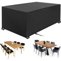 Sollbry - Housse Salon de Jardin Exterieur 242 x 162 x 100cm 210D Oxford Housse Table de Jardin Bache Salon de Jardin Imperméable Résistant à la Vent