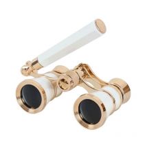 Jumelles de lunettes d'opéra 3 x 25 compactes et légères avec lunettes de théâtre pliables intégrées, poignée réglable pour adultes, enfants, femmes
