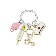 Sollbry - Krankenschwester-Schlüsselanhänger, Krankenschwester-Geschenke, Schlüsselanhänger, Medizinstudent, Krankenschwester-Schlüsselanhänger,