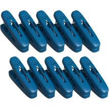 Sollbry - Lot de 10 pinces à linge antidérapantes et coupe-vent – Pinces à linge à ressort épais pour séchage du linge – Pinces à linge durables et
