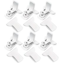 Lot de 12 clips rembourrés pour couette - Accessoires de literie pour empêcher les couettes de bouger - Clips de fixation pour drap de lit - Pour la