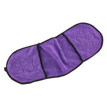 Lot de 2 serviettes de bain pour animaux de compagnie, serviettes de séchage pour chien, kit de toilettage pour chien, serviettes super absorbantes,