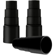 Lot de 3 adaptateurs pour aspirateur, réducteur pour outils, découpable de 21 à 35 mm, pour aspirateurs industriels, aspirateurs secs et humides,