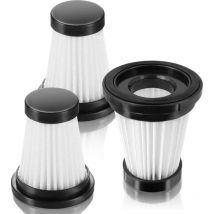 Lot de 3 filtres pour moosoo K12, K12 Pro K13 aspirateur sans fil, pour Genius Invictus One 1.0 X7 2.0 - Sollbry