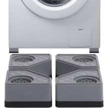 Lot de 4 Patins Anti Vibration Machine a Laver - Patin Machine à Laver & Sèche-Linge Anti-Dérapant, Anti-Bruit & Anti-Choc - Stabilisateur en