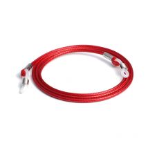 Sollbry - Lot de 5 cordons de fixation pour lunettes, chaînes de lunettes de qualité supérieure pour hommes et femmes, rouge (700 mm)