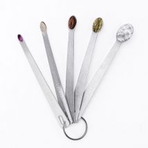 Lot de 5 Cuillères Mesureur Cuisine Ensemble de Mini Cuillères à Mesurer en Acier Inoxydable Cuillère à Mesurer de Cuisson avec échelle Cuillères