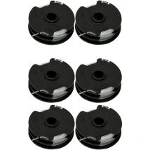 Sollbry - Lot de 6 Bobines de Rechange pour Débroussailleuse sans Fil Parkside prta 20-Li C3 IAN351753