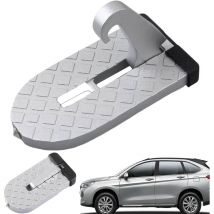 Marchepied de porte de voiture, marchepied de porte de voiture pour accès au toit de voiture, marchepied de voiture pliable en alliage d'aluminium,