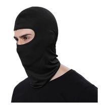 Masque facial, cache-cou rafraîchissant d'été, protection uv, écharpe de ski de moto pour hommes/femmes, noir - Sollbry