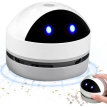 Sollbry - Mini aspirateur de table : portable sans fil, rechargeable par usb, haute puissance d'aspiration Mini aspirateur de table pour le nettoyage