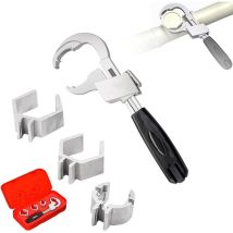 Sollbry - Multifunction Adjustable Double-ended Wrench Universal Adjustable Double-ended Wrench Multifunctional Universal Wrench Clé de Salle de Bain