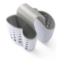 Sollbry - Organizador de fregadero, estropajo, jabonera, grifo de plástico Eunion, organizador de escritorio, soporte para bolígrafos