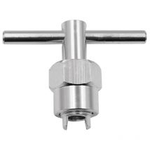Sollbry - Outil de retrait de valve de robinet de douche en aluminium compatible avec diverses cartouches