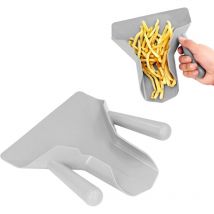Sollbry - Pelle à frites, ménage double poignée Chips Bagger Scooper French Fry Scoop pour Popcorn Nuts Ice Candy