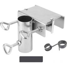 Porte-parapluie d'extérieur, pince de parapluie de Patio, support de parasol robuste, support de parapluie de pont pour cour, bateaux, poteaux,