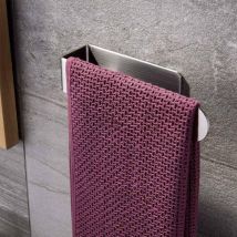 Sollbry - Porte-serviettes non perforé Porte-serviettes de salle de bain Porte-serviettes de cuisine auto-adhésif Porte-serviettes à main Articles