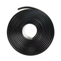 Sollbry - Protection de bord de porte de voiture, 5 m de protection de bande d'étanchéité en caoutchouc universel pour voiture camion atv bateau