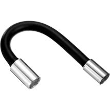 Rallonge de robinet, tube d'extension de vidange d'évier, rallonge de robinet de salle de bain, adaptateur de tuyau d'eau flexible d'extension noir