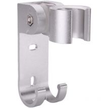 Sollbry - Réglable Shower Head Holders,Base de pommeau de douche,Support mural pour pommeau de douche,avec crochets de