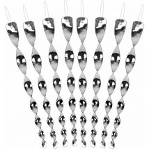 Répulsif à oiseaux en spirale, répulsif à oiseaux en spirale réfléchissant, tiges en spirale en plastique, épouvantail moderne pour potager, ferme,