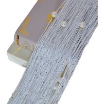 Sollbry - Rideaux à cordes pour portes, rideaux à perles scintillantes, rideau de perles scintillantes pour placard ouvert, linge à suspendre, perles