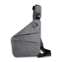 Sac de Poitrine Homme, Sac à Bandoulière Étanche, Anti Theft Travel Bag, Sling Épaule Cross Body Bag, Imperméable Léger Sac de Poitrine Sac à Dos à