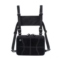 Sollbry - Sac de Poitrine Tactique Pochette de Poitrine Harnais Militaire Sacoche Poitrine Homme Antivol Poche Pectorale Chest Rig Tactique pour