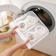 Sollbry Sac Lavage Chaussures,Lavage Chaussures à Machine à Laver,Sac Sechage Chaussures,Filet à Linge,Sac de Lavage Rangement,Protégez vos
