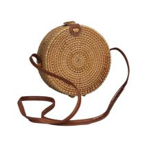 Sac tissé de vigne, sac tissé fait à la main, sac croisé diagonal à épaule unique, sac pour femmes - Sollbry