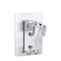 Sollbry - Strong Adhesive Shower Head Holder Adjustable Shower Wand Holder, Handheld Shower Head Wall Mount Bracket with 2 Hanging Hooks, and Shower