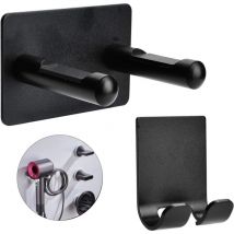 Sollbry - Support de sèche-cheveux pour Dyson, support mural adhésif pour sèche-cheveux, compatible avec les sèche-cheveux Dyson Supersonic,