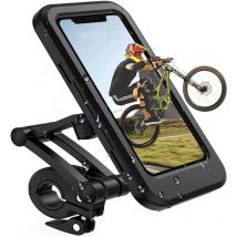 Support de téléphone Portable pour vélo, Moto, Support Universel pour vélo, écran Tactile étanche avec Rotation à 360°, Support pour téléphone
