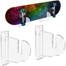 Support Skateboard, Support Mural Skateboard, Support Mural pour Planche à roulettes, Support de Rangement Horizontal - Sollbry